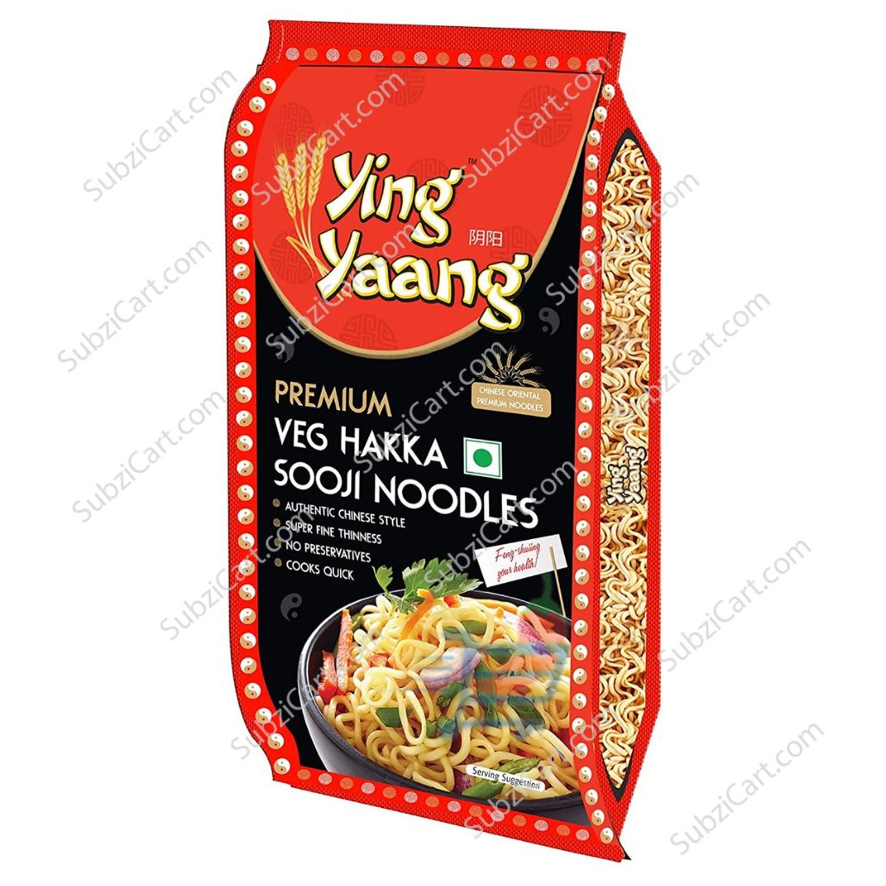 Ying Yang Veg Hakka Sooji Noodles 400g