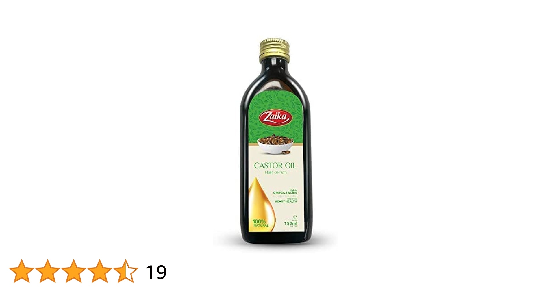 Zaika Castor Oil 250ml
